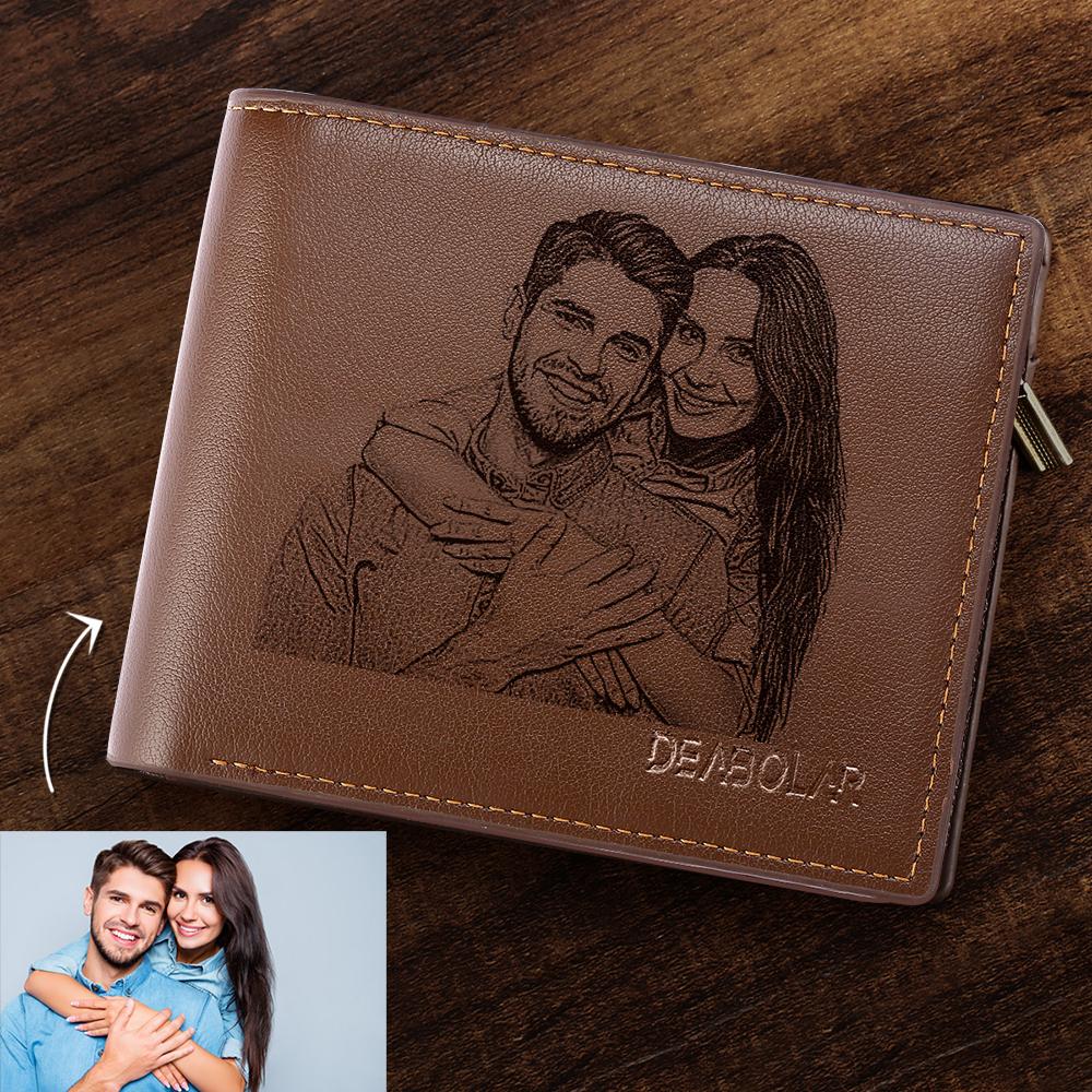 Portefeuille pour femme personnalisé avec une photo, cadeau